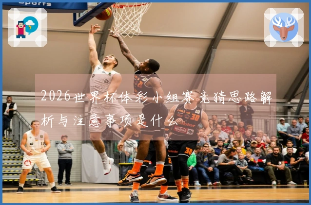 2026世界杯体彩小组赛竞猜思路解析与注意事项是什么